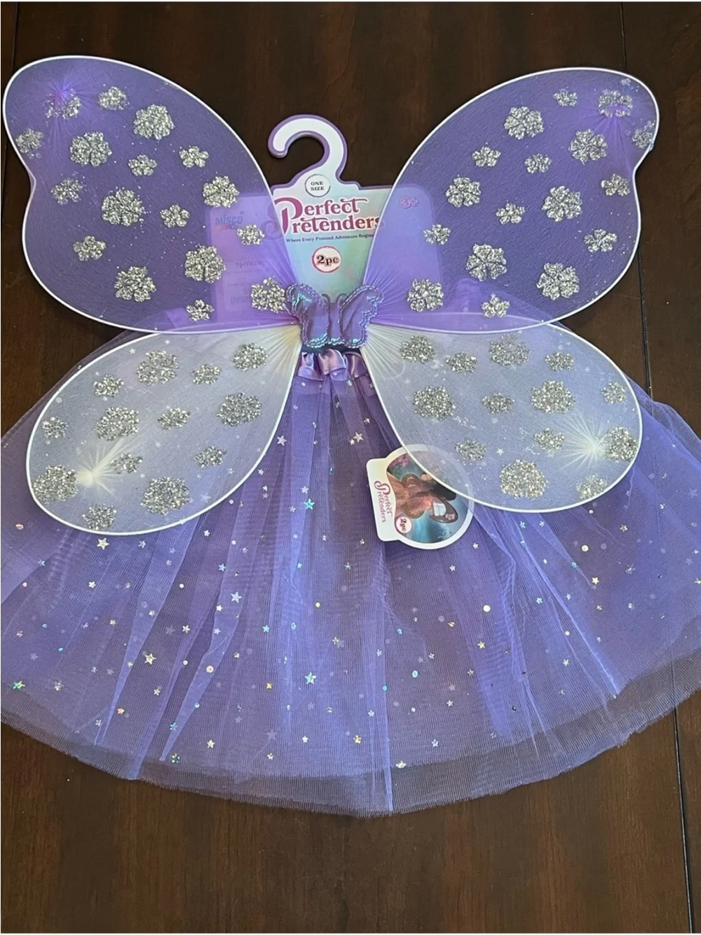 Misco Kids Perfect Pretender Dress-Up Butterfly Fairy Wings Costume-NWT